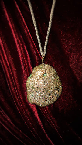 Oval Coral Lazarus Heart