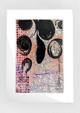 "Clouds Are Falling" Matted Mini