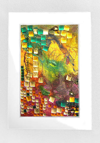 "Mosaic Heaven" Matted Mini