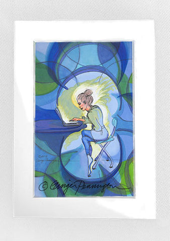 "Connection Illusion" Matted Mini
