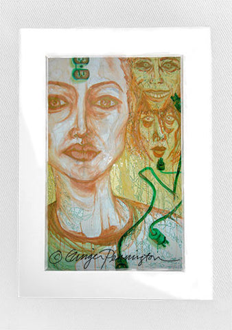 "Disconnect/Distract" Matted Mini