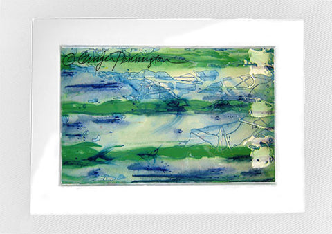 "Eyes and Lips Say Enough" Matted Mini