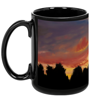 "Strawberry Skies (lower)" Mug