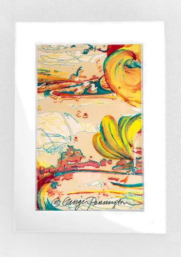 "Wild Western Sky" Matted Mini