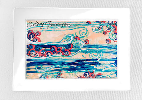 "Water and Sky" Matted Mini