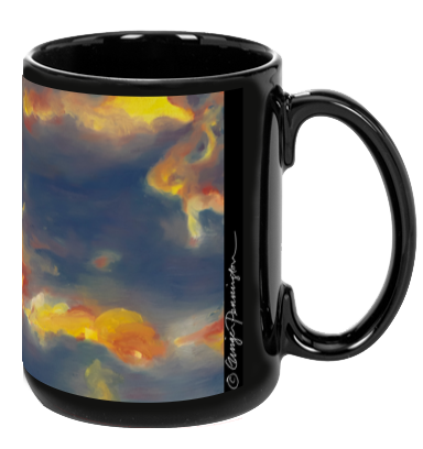"Strawberry Skies (top)" Mug