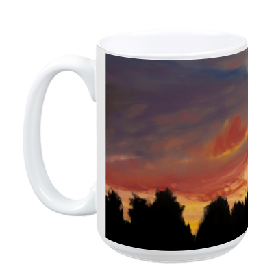 "Strawberry Skies 2" Mug