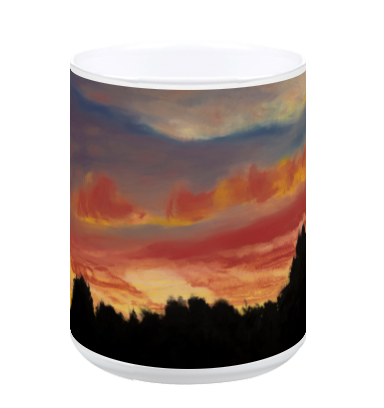 "Strawberry Skies 2" Mug